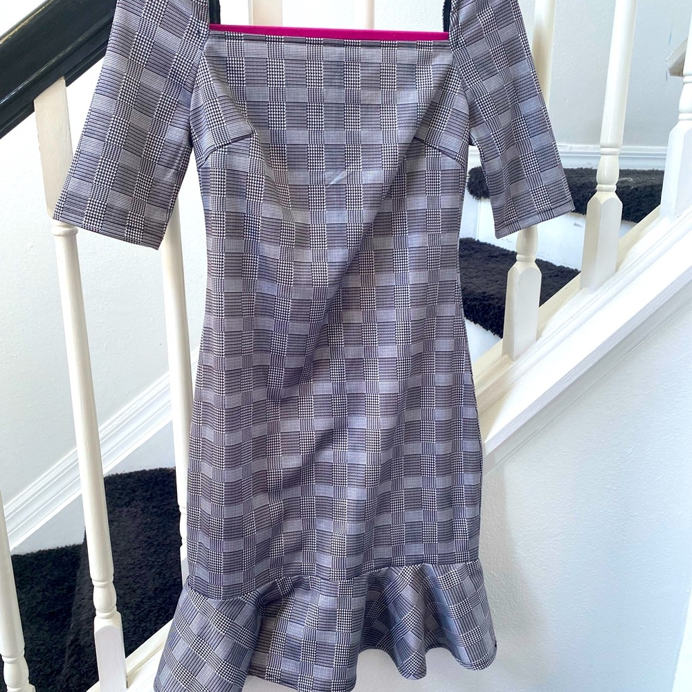 Office style dress.